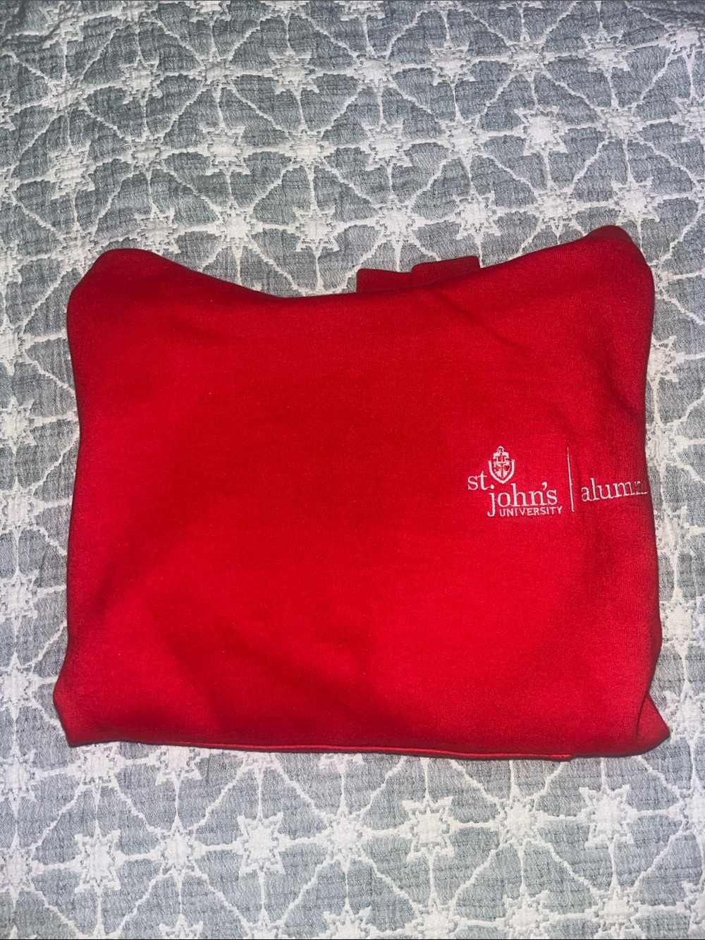 Gildan Red St. John's University Alumni Sweatshirt